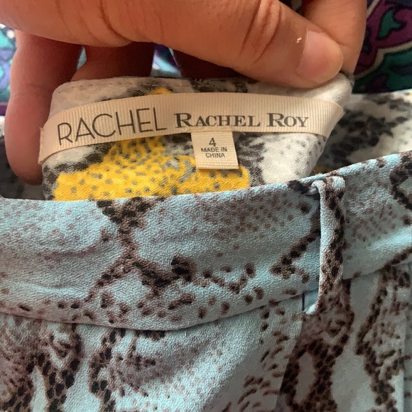 RACHEL Rachel Roy 💙 Snake Print Pants Size 4 - Picture 5 of 5